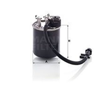 WK 820/19 Fuel Filter MANN-FILTER - Top1autovaruosad