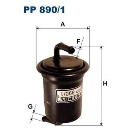 PP 890/1 FILTRON Kütusefilter     