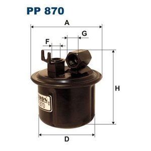PP 870 Bränslefilter FILTRON - Top1autovaruosad