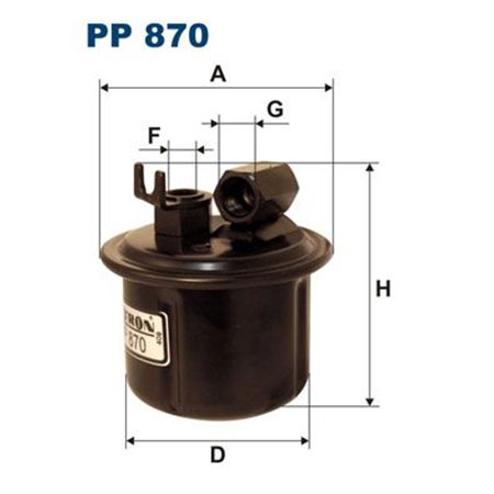 PP 870 Bränslefilter FILTRON