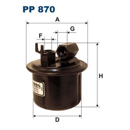 PP 870 Топливный фильтр FILTRON     