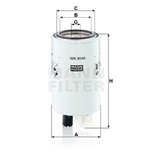 WK 9040  Fuel filter MANN FILTER 
