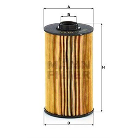 PU 10 026 x Топливный фильтр MANN-FILTER