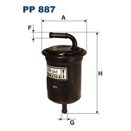 PP 887 Kütusefilter FILTRON