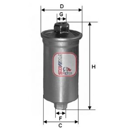 S 1699 B Fuel Filter SOFIMA