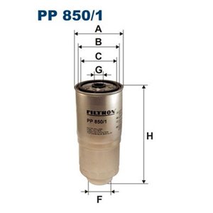 PP 850/1 FILTRON Kütusefilter     