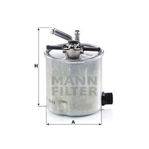 WK 9043 MANN FILTER Kütusefilter     