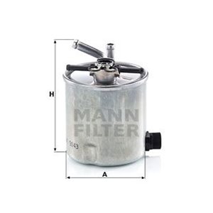 WK 9043 Топливный фильтр MANN-FILTER - Top1autovaruosad