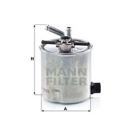 WK 9043 Fuel Filter MANN-FILTER