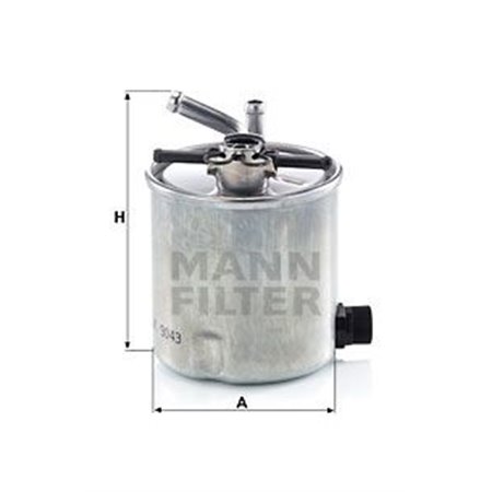 WK 9043 Топливный фильтр MANN FILTER     