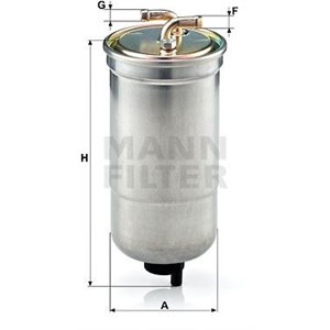 WK 853/16 Fuel Filter MANN-FILTER - Top1autovaruosad