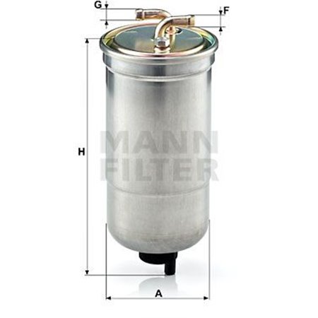 WK 853/16 Fuel Filter MANN-FILTER
