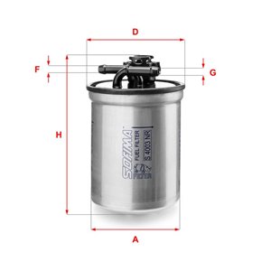 S 4003 NR Fuel Filter SOFIMA - Top1autovaruosad