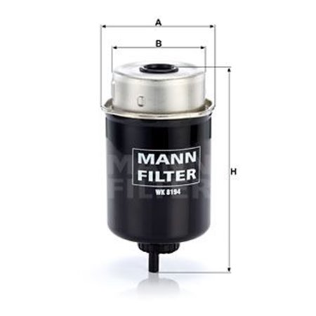 WK 8194 Топливный фильтр MANN FILTER     
