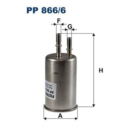 PP 866/6 Топливный фильтр FILTRON     