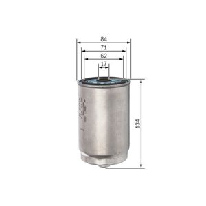 F 026 402 097 BOSCH Kütusefilter     