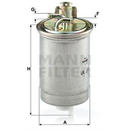 WK 841 Fuel Filter MANN-FILTER