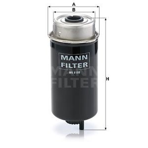 WK 8188 MANN FILTER Kütusefilter     