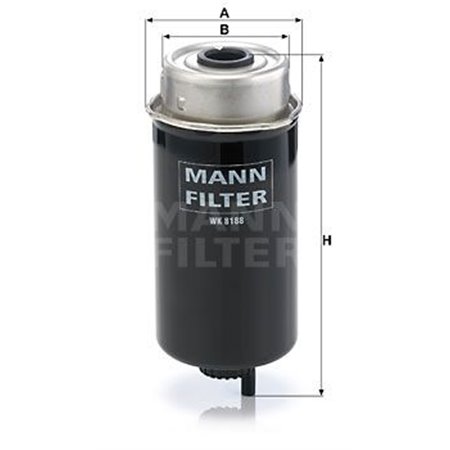 WK 8188  Fuel filter MANN FILTER 