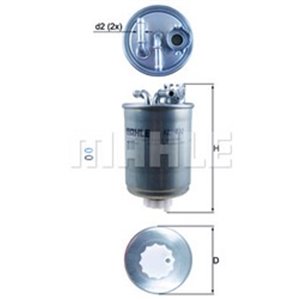 KL 410D Fuel Filter KNECHT - Top1autovaruosad