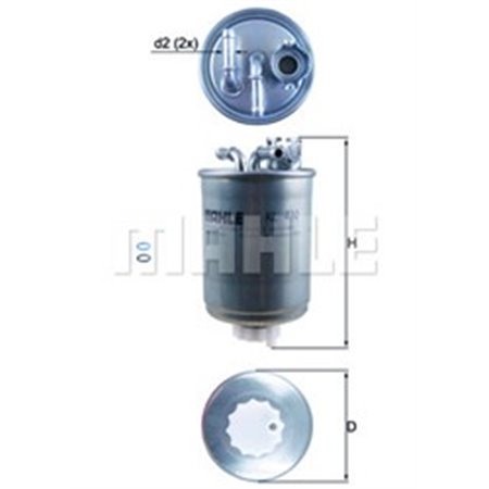 KL 410D Bränslefilter KNECHT