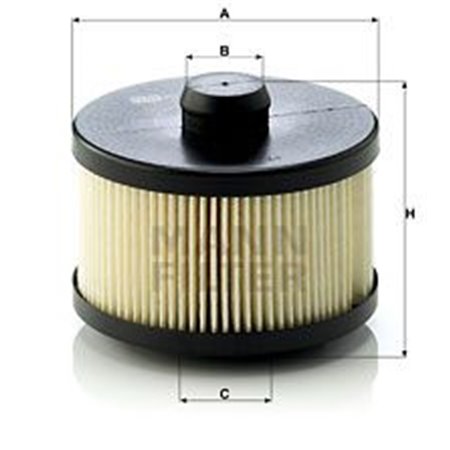 PU 10 001 x Fuel Filter MANN-FILTER