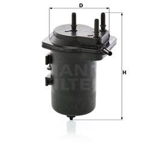 WK 939 6  Fuel filter MANN FILTER  - Top1autovaruosad