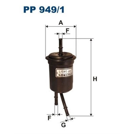 PP 949/1 Топливный фильтр FILTRON