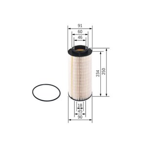 F 026 402 031 Fuel Filter BOSCH - Top1autovaruosad