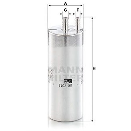 WK 7012 Fuel Filter MANN-FILTER