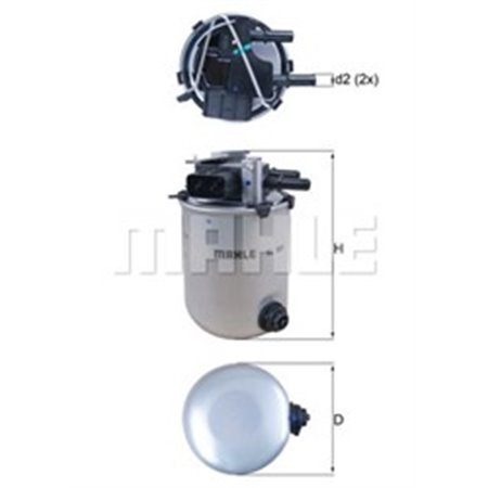 KL 909 Fuel Filter MAHLE