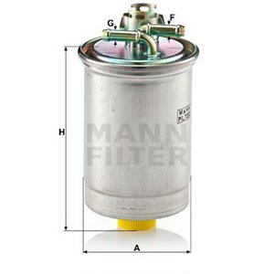 WK 823 Топливный фильтр MANN-FILTER - Top1autovaruosad