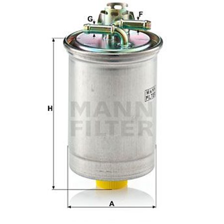 WK 823 Топливный фильтр MANN-FILTER