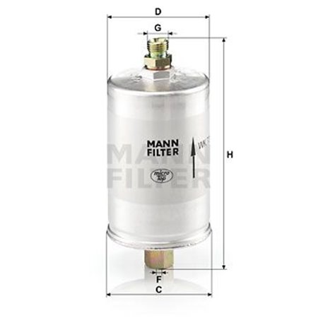 WK 726 Fuel Filter MANN-FILTER