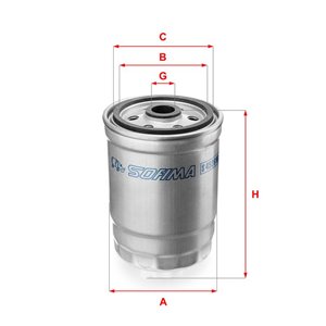 S 4526 NR Kütusefilter SOFIMA - Top1autovaruosad