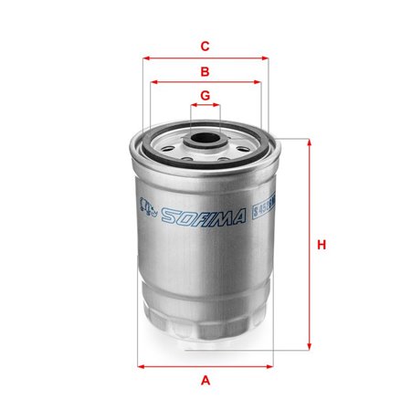 S 4526 NR Kütusefilter SOFIMA