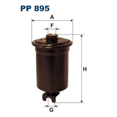 PP 895 Топливный фильтр FILTRON     
