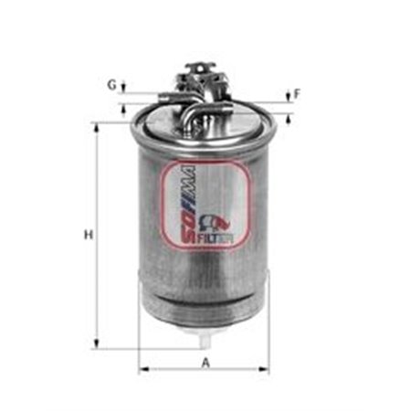 S 4418 NR Fuel Filter SOFIMA