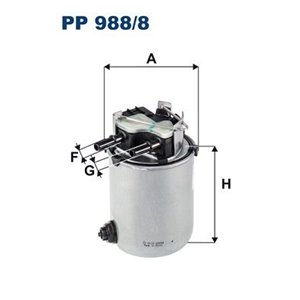 PP 988/8 Kütusefilter FILTRON - Top1autovaruosad