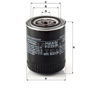 WK 930/4 Fuel Filter MANN-FILTER - Top1autovaruosad