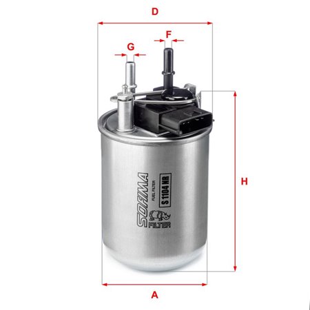 S 1104 NR Fuel Filter SOFIMA