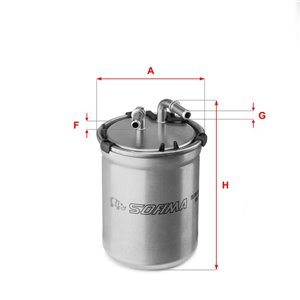 S 4016 NR Топливный фильтр SOFIMA - Top1autovaruosad