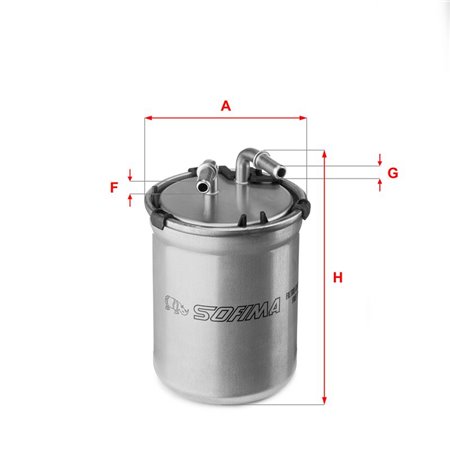 S 4016 NR Топливный фильтр SOFIMA