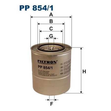 PP 854/1 FILTRON Kütusefilter     