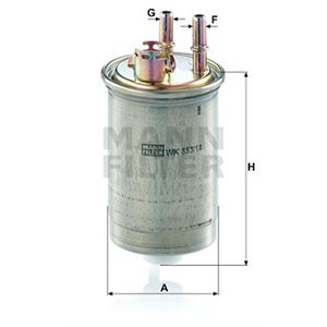 WK 853/18 Fuel Filter MANN-FILTER - Top1autovaruosad