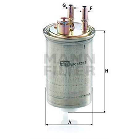 WK 853/18 Fuel Filter MANN-FILTER