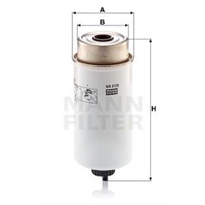 WK 8120 Fuel Filter MANN-FILTER - Top1autovaruosad