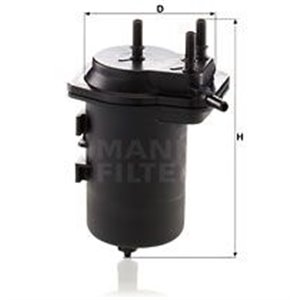 WK 939 7 Топливный фильтр MANN FILTER     - Top1autovaruosad