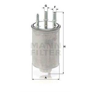 WK 829/6 Топливный фильтр MANN-FILTER - Top1autovaruosad