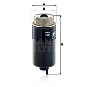 WK 8160  Fuel filter MANN FILTER  - Top1autovaruosad